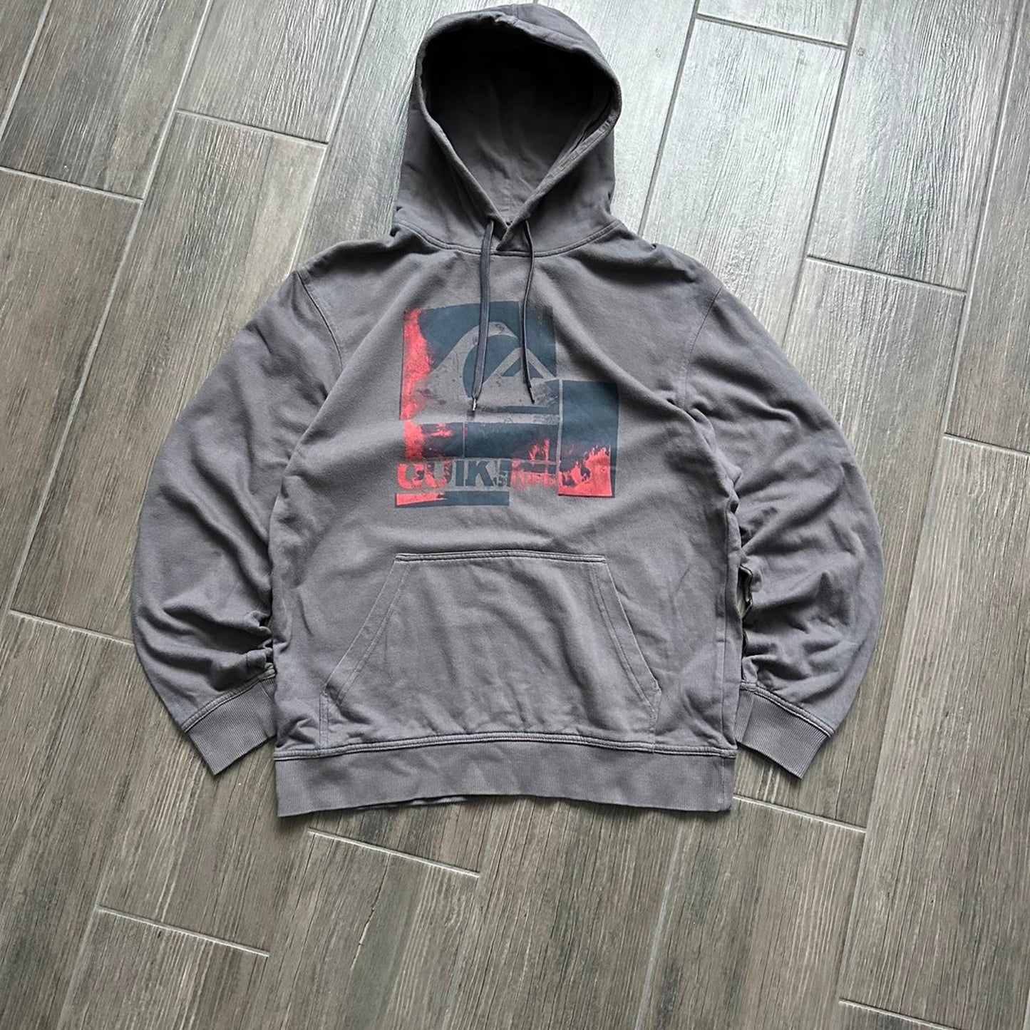 Quiksilver baggy surf wear hoodie