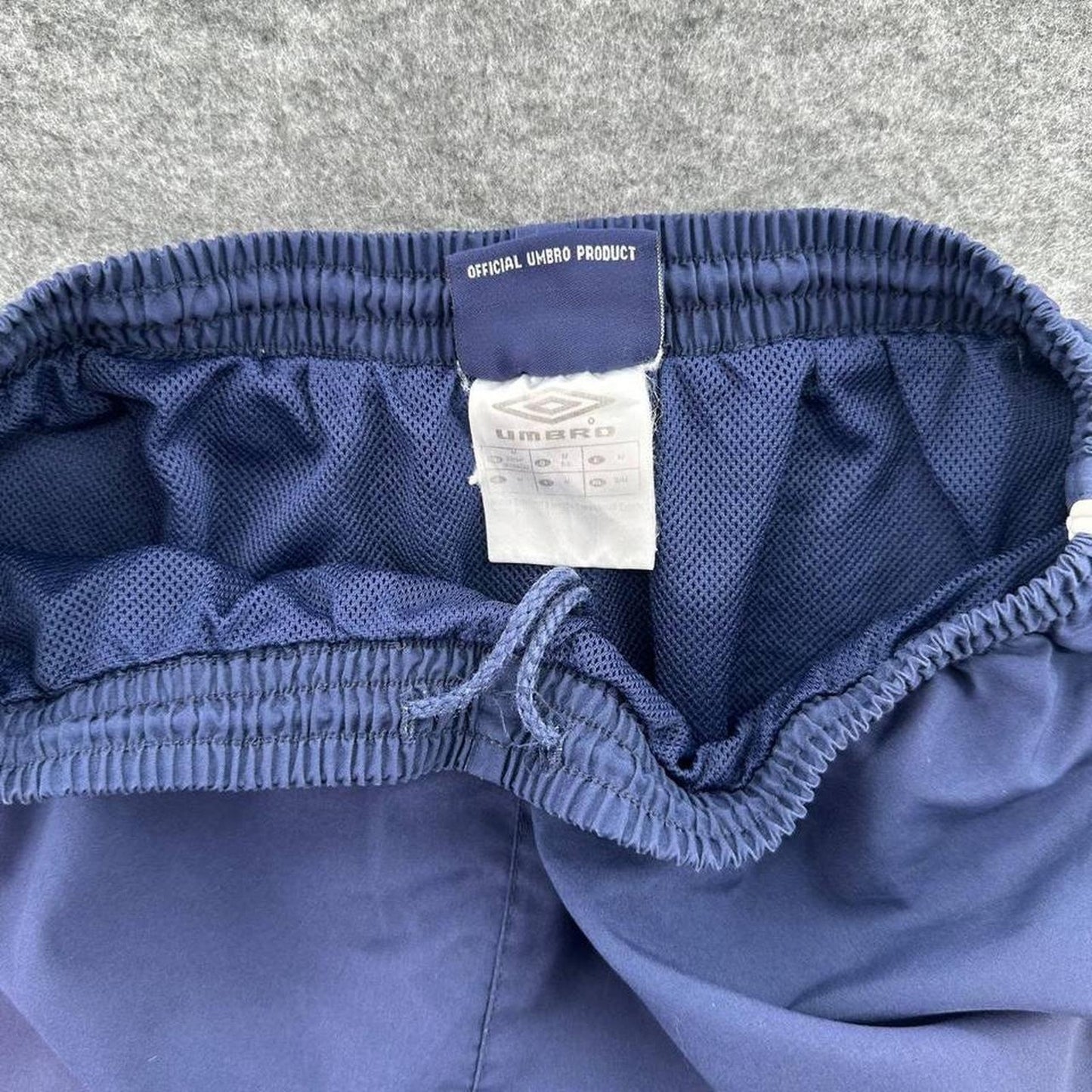Umbro navy blue shorts with