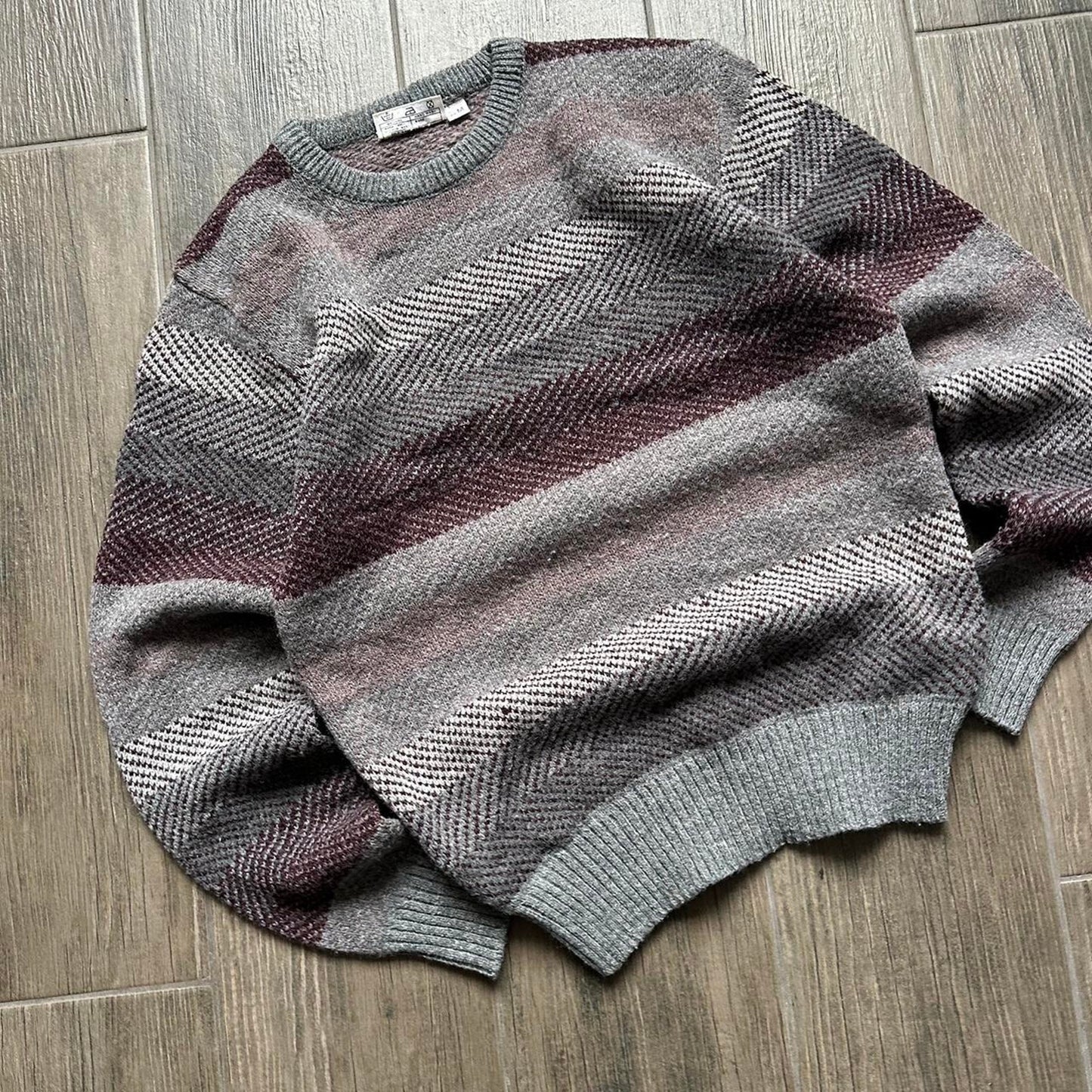 Y2k vintage wool made in Korea grandpacore M sweater