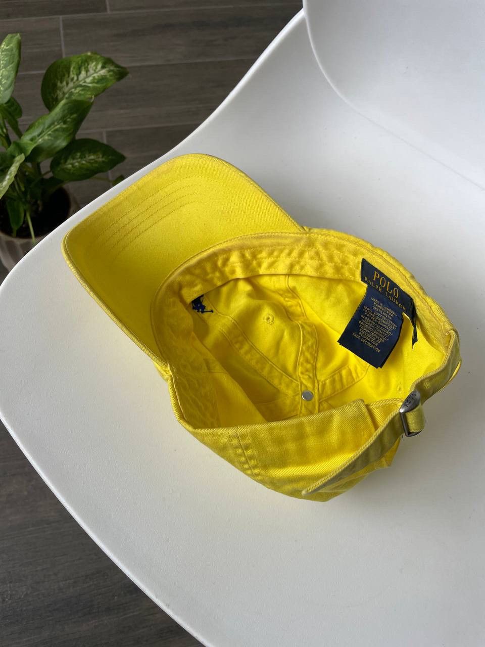 Polo Ralph Lauren y2k yellow cap