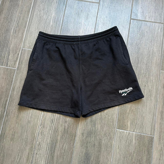 Reebok black sweat shorts