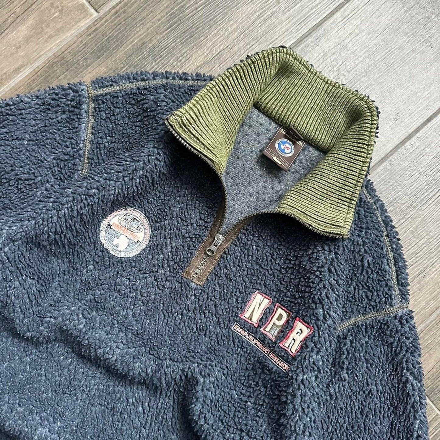 Napapijri teddy winter fleece y2k baggy jumper