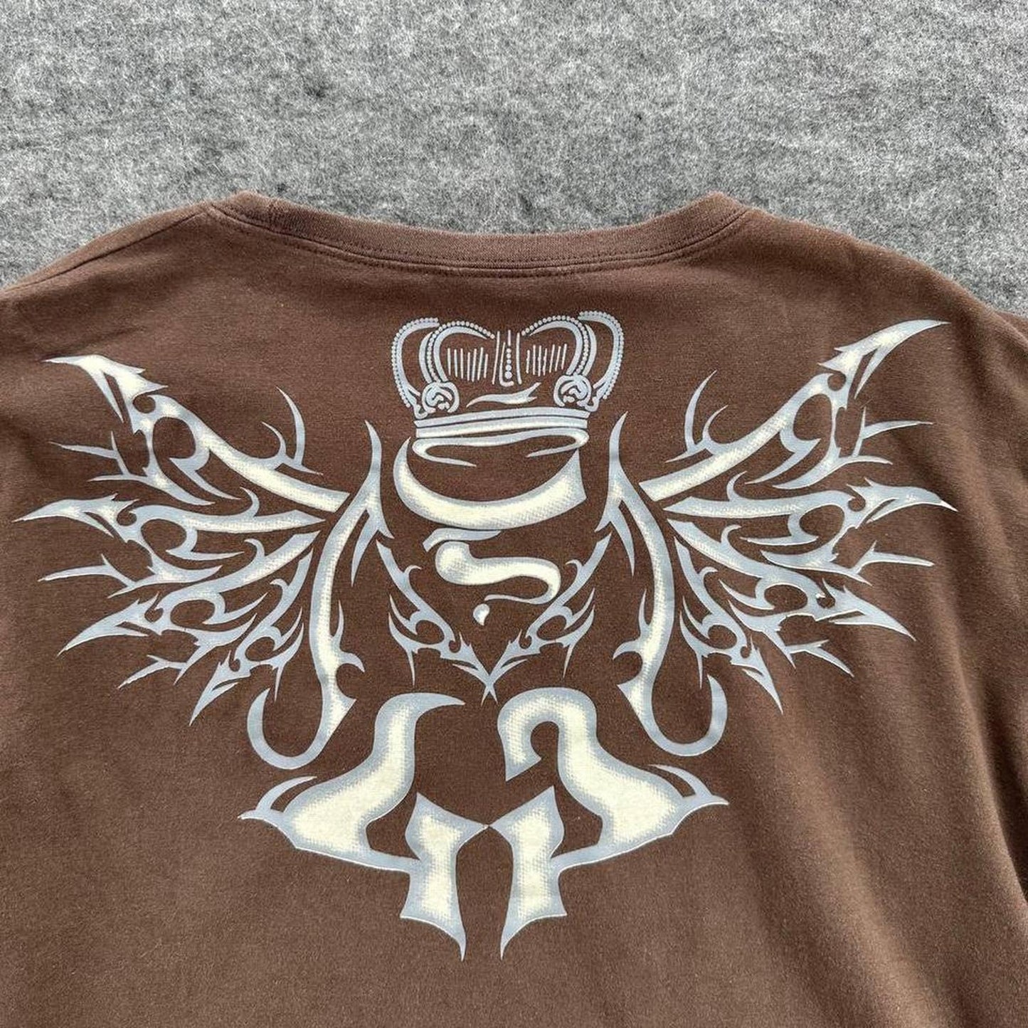 Y2k brown game over long