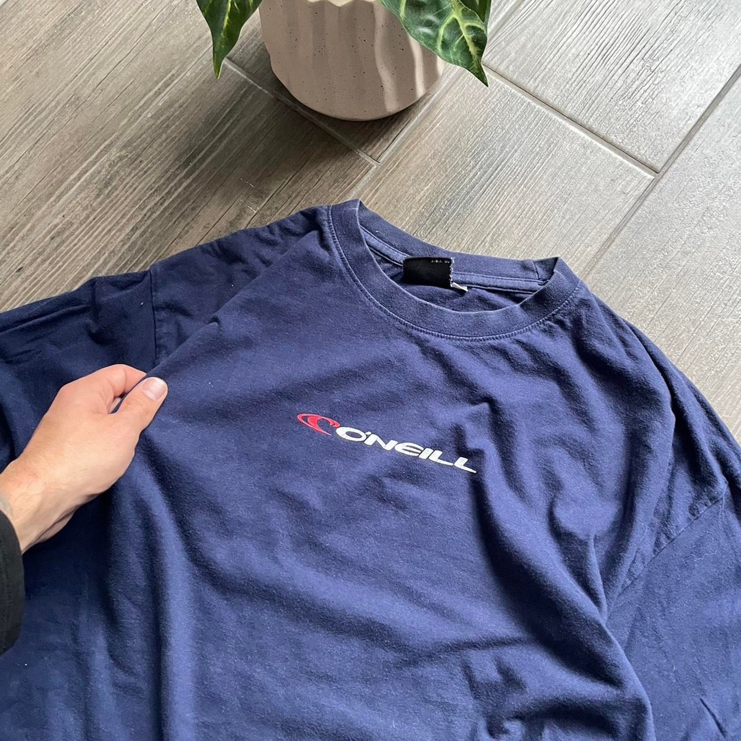 Oneill y2k navy big logo surf vintage long sleeve tee
