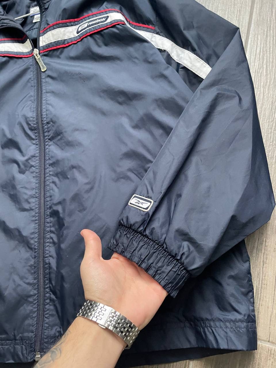 Reebok vintage navy light jacket