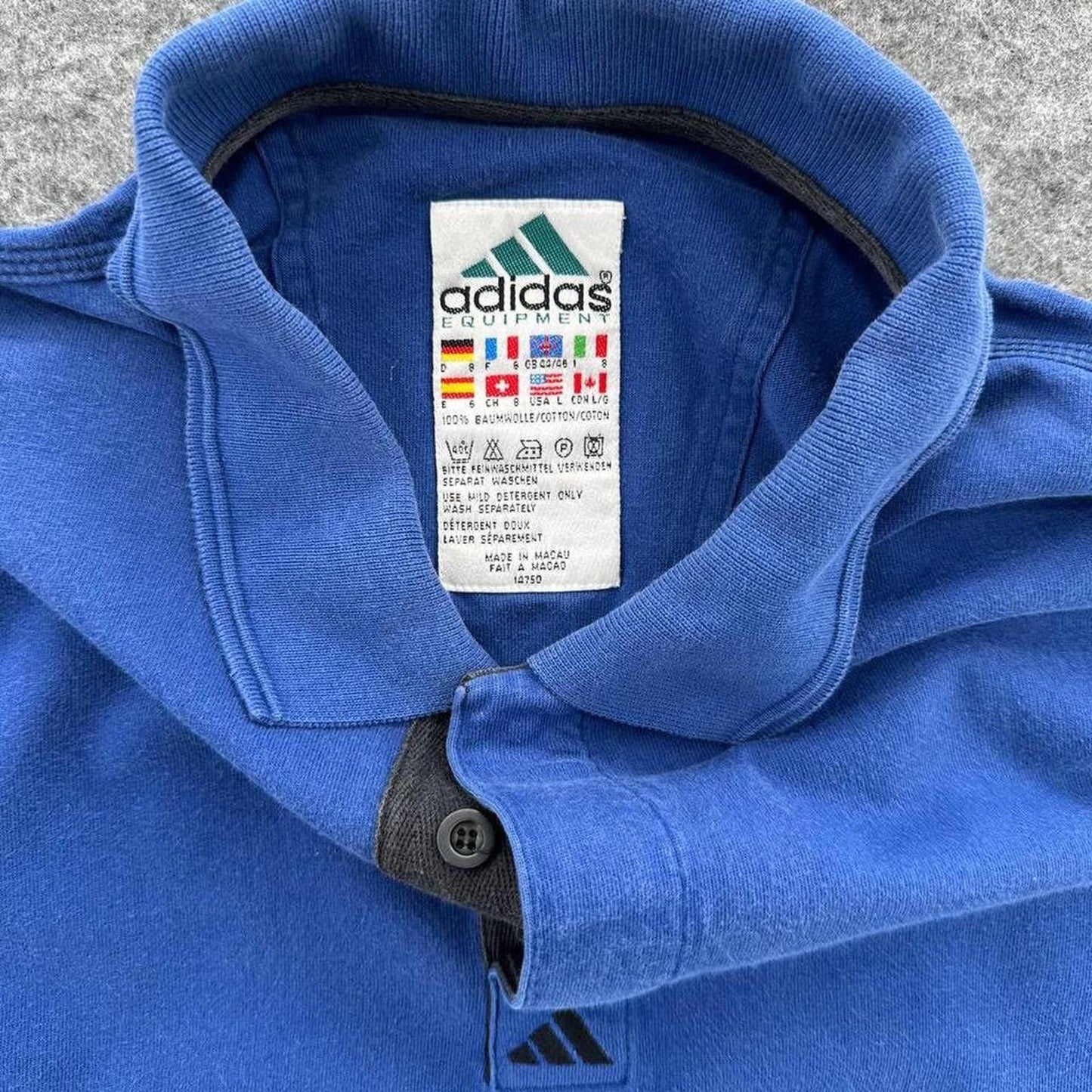 Adidas equipment polo shirt mens