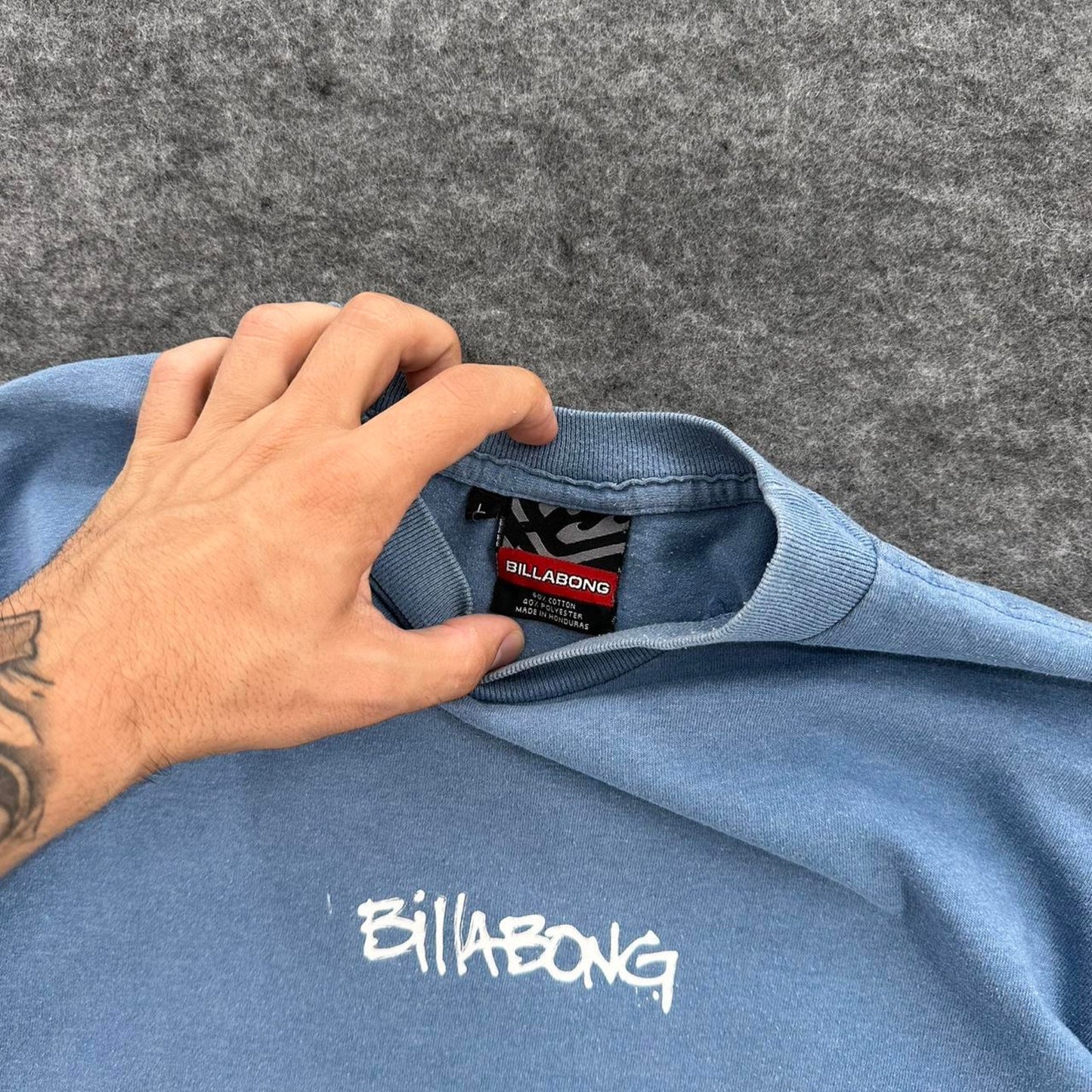 Billabong blue skater tee