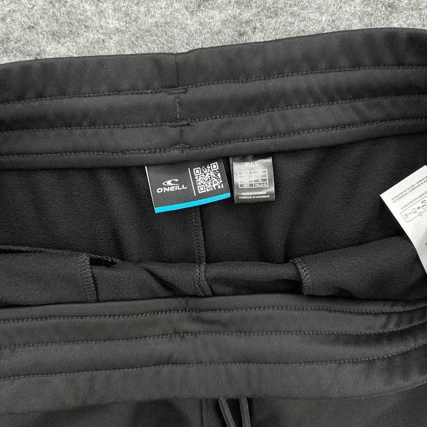 Oneill black shorts with white