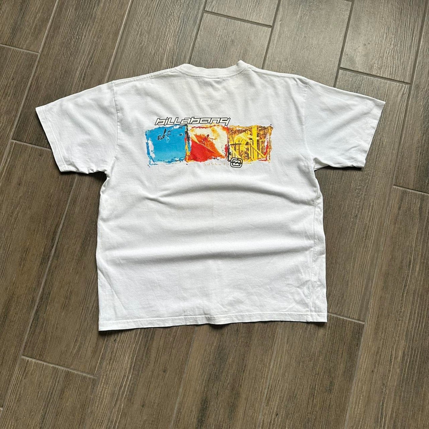 Billabong white surf tee