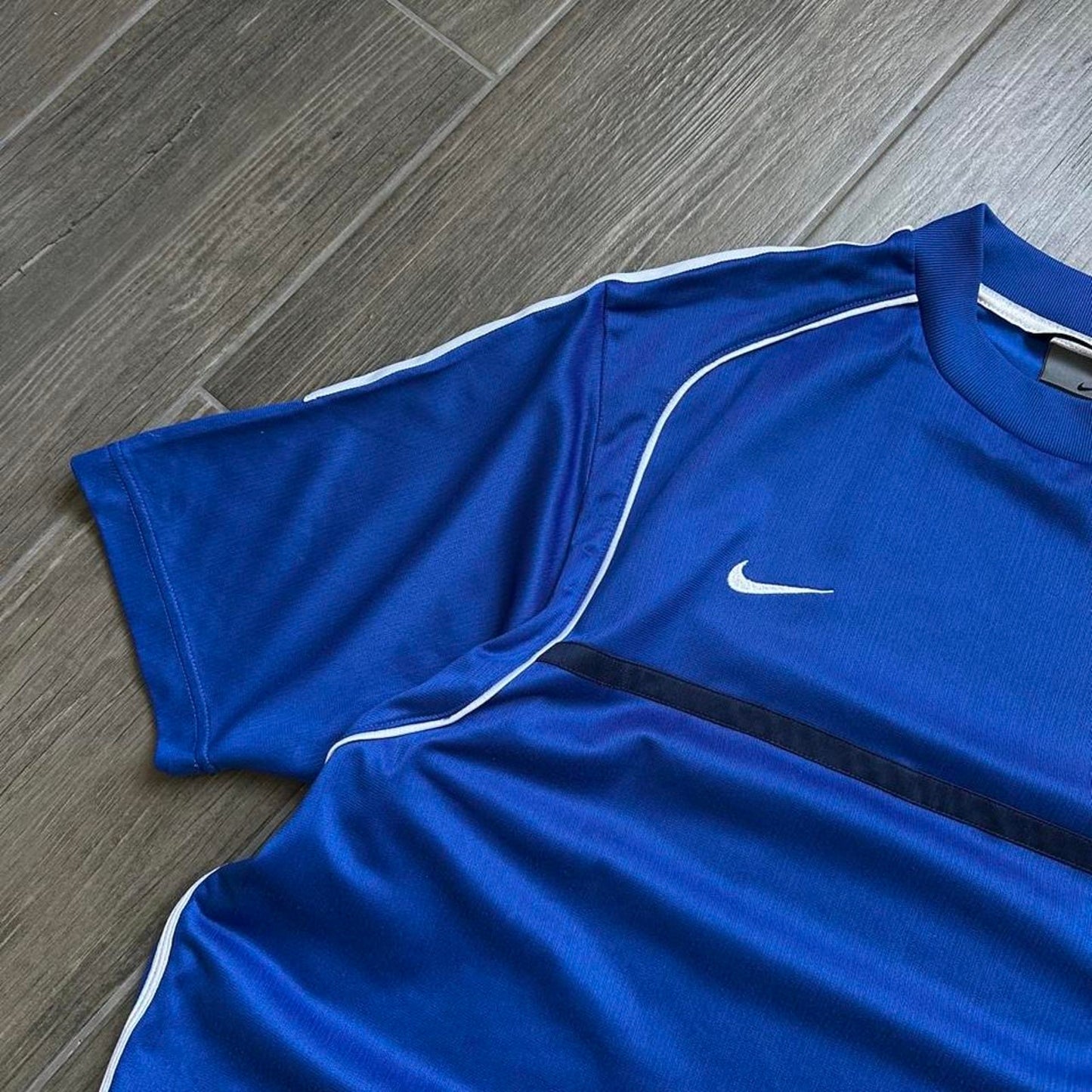 Nike blue vintage 90s shirt
