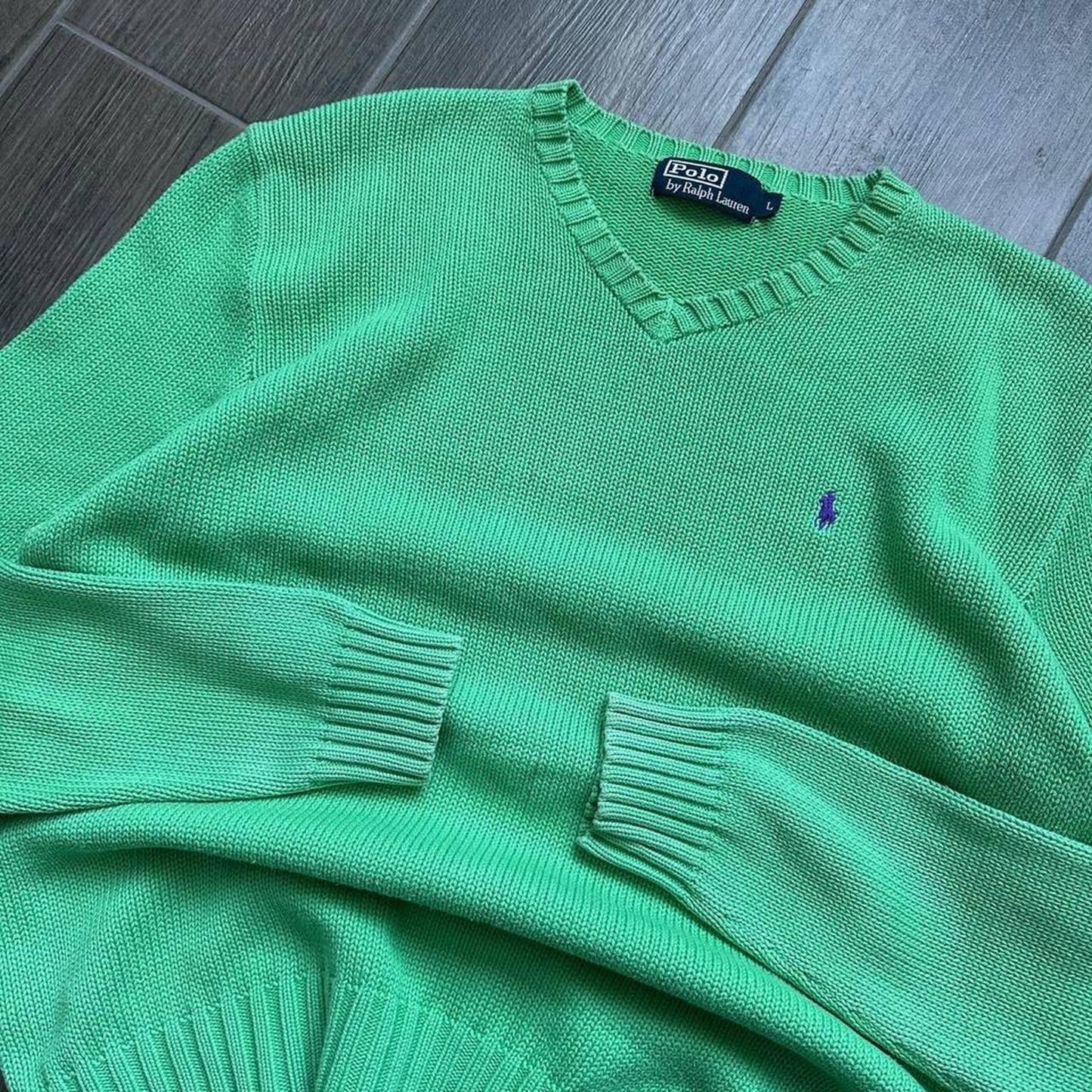 Polo Ralph Lauren knitted green sweater