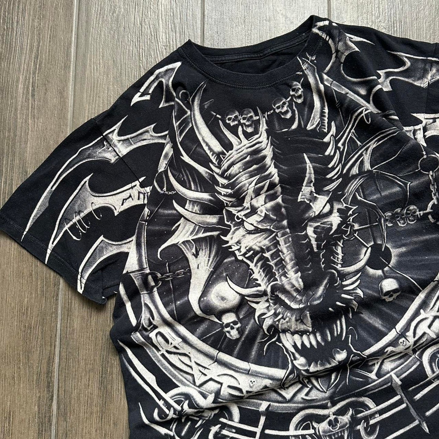 Black white skull and