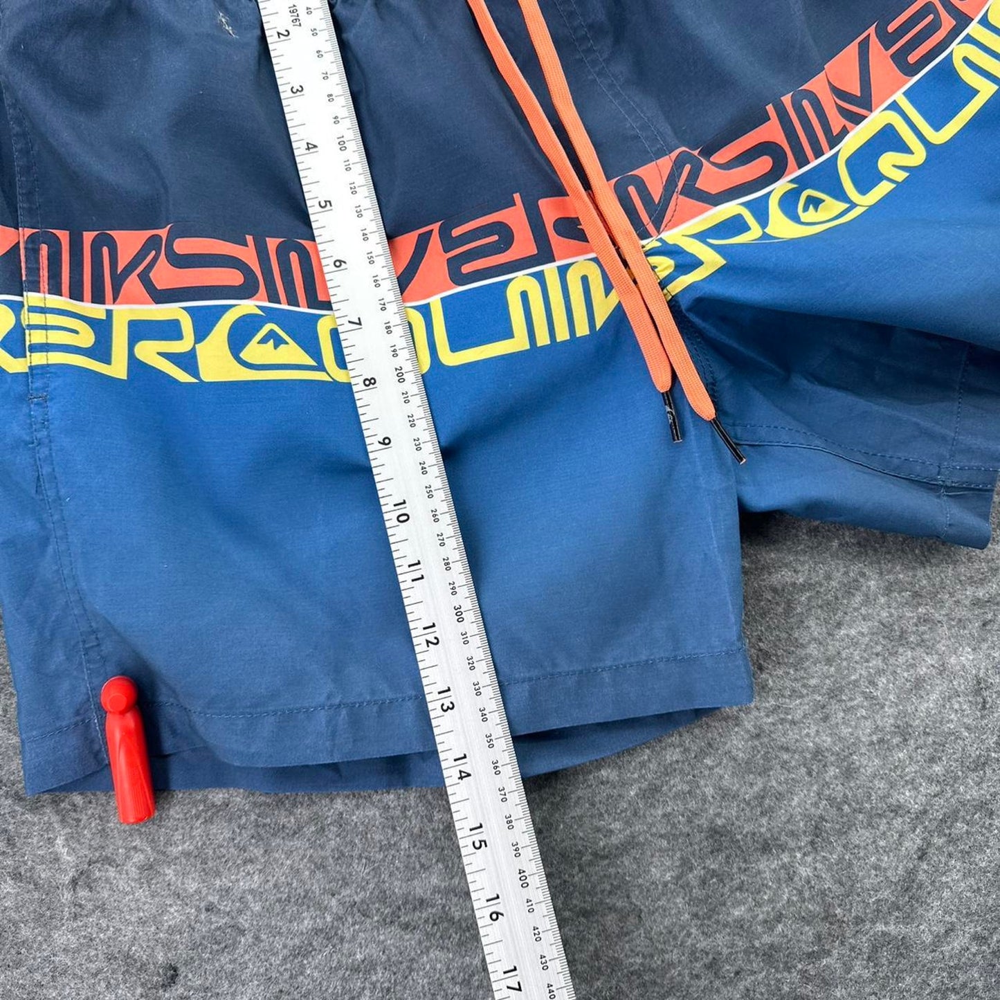 Quiksilver blue swim shorts with