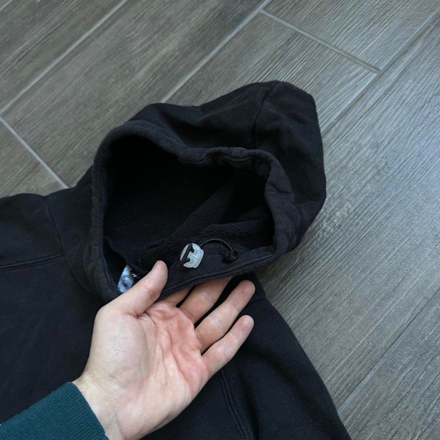 Y2k black baggy skater hoodie