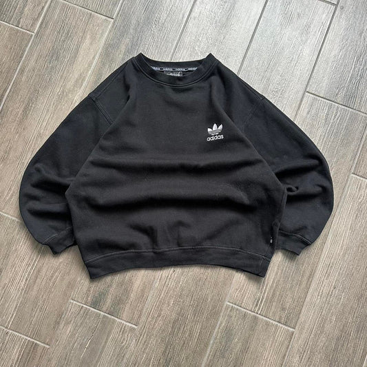 Adidas oversized y2k sport black S sweatshirt
