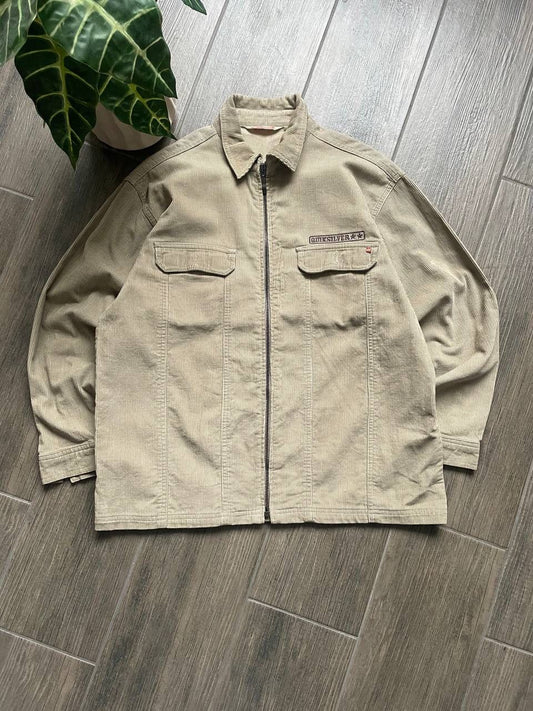 Quiksilver y2k corduroy baggy vintage jacket