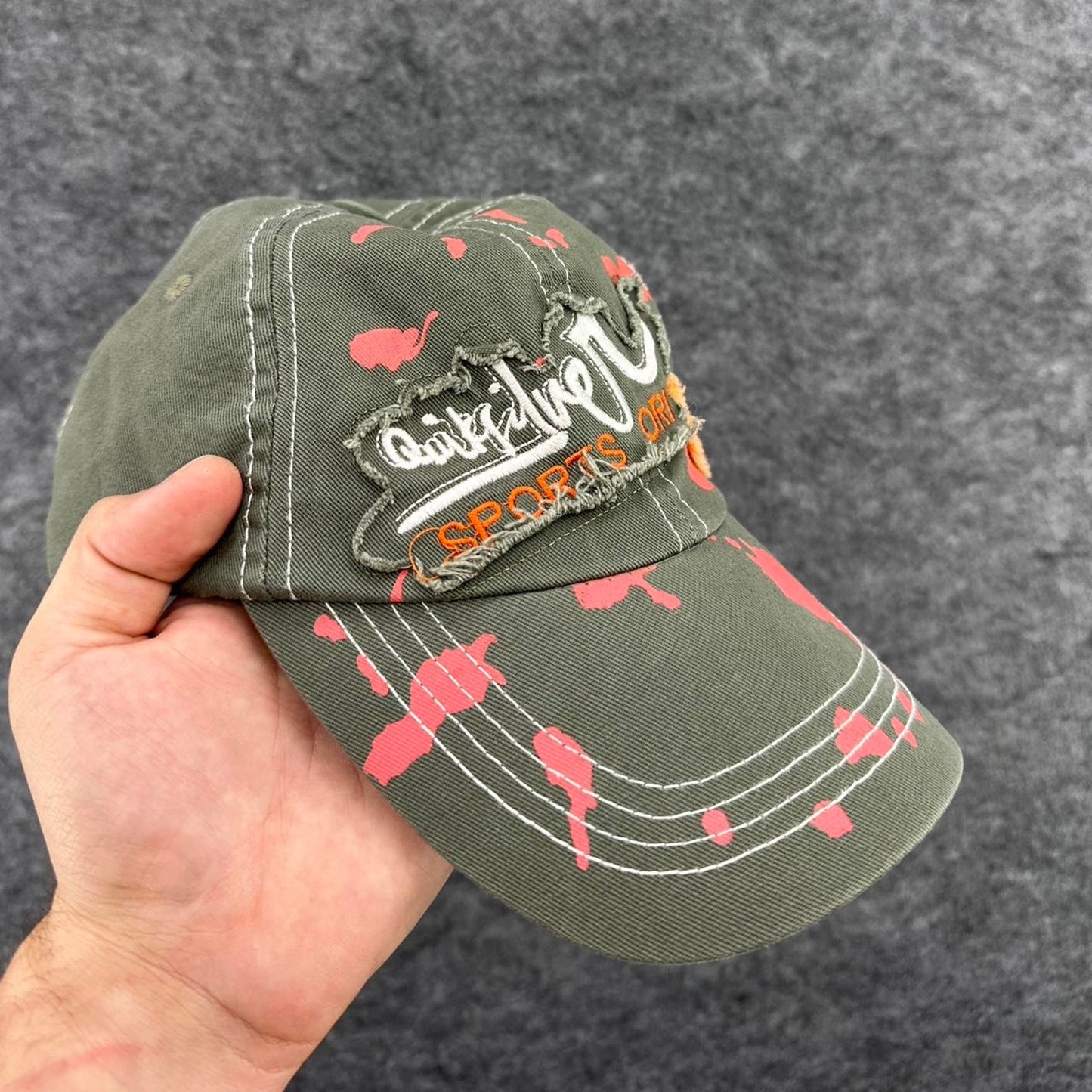 Y2k quiksilver surfing cotton cap