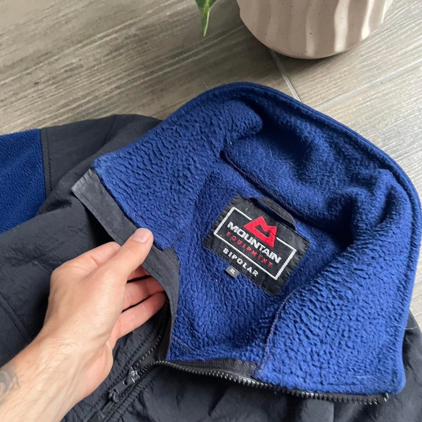 Mountain Equipment fleece zip winter y2k baggy XL jacket