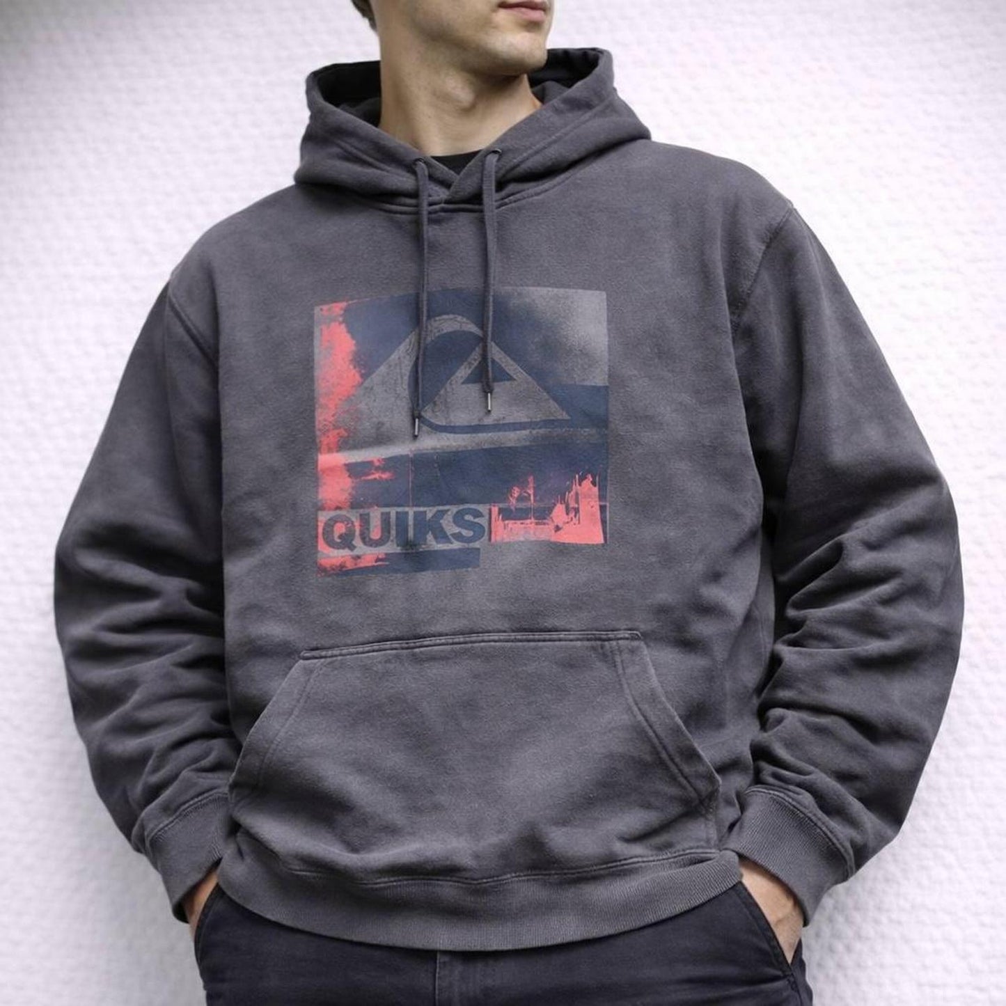 Quiksilver baggy surf wear hoodie