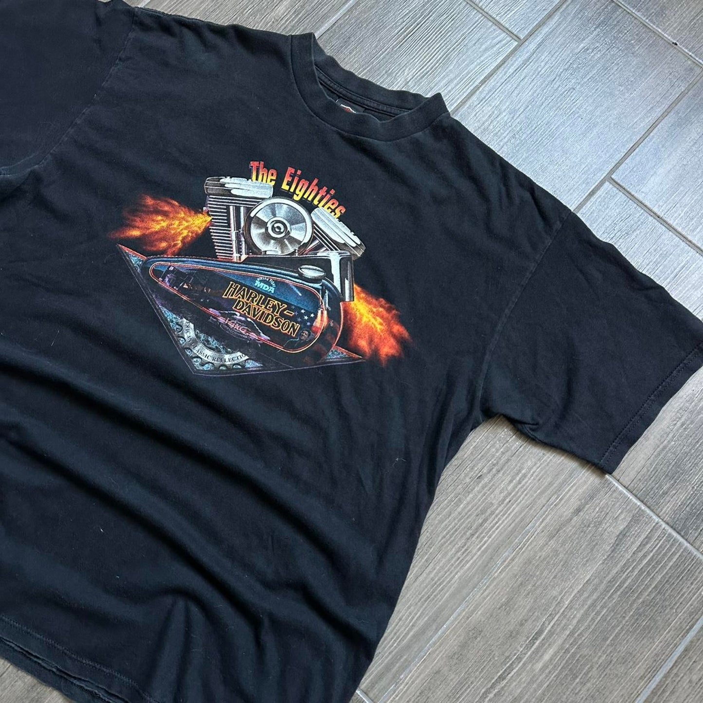 Harley Davidson 1997s black cotton t-shirt
