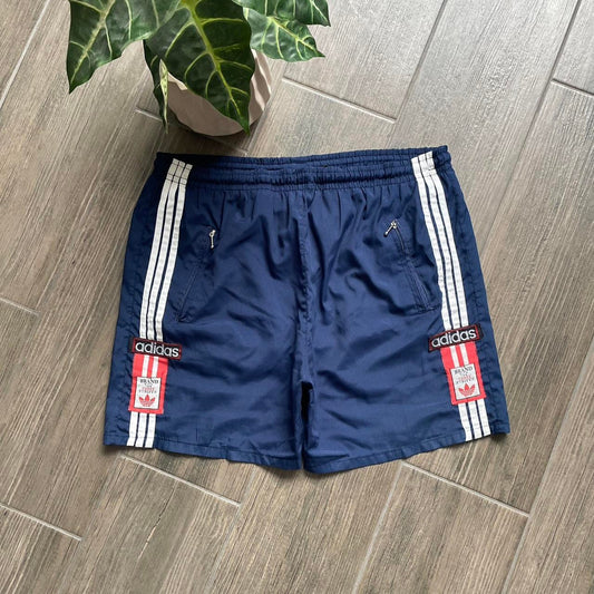 Adidas nylon baggy jersey shorts
