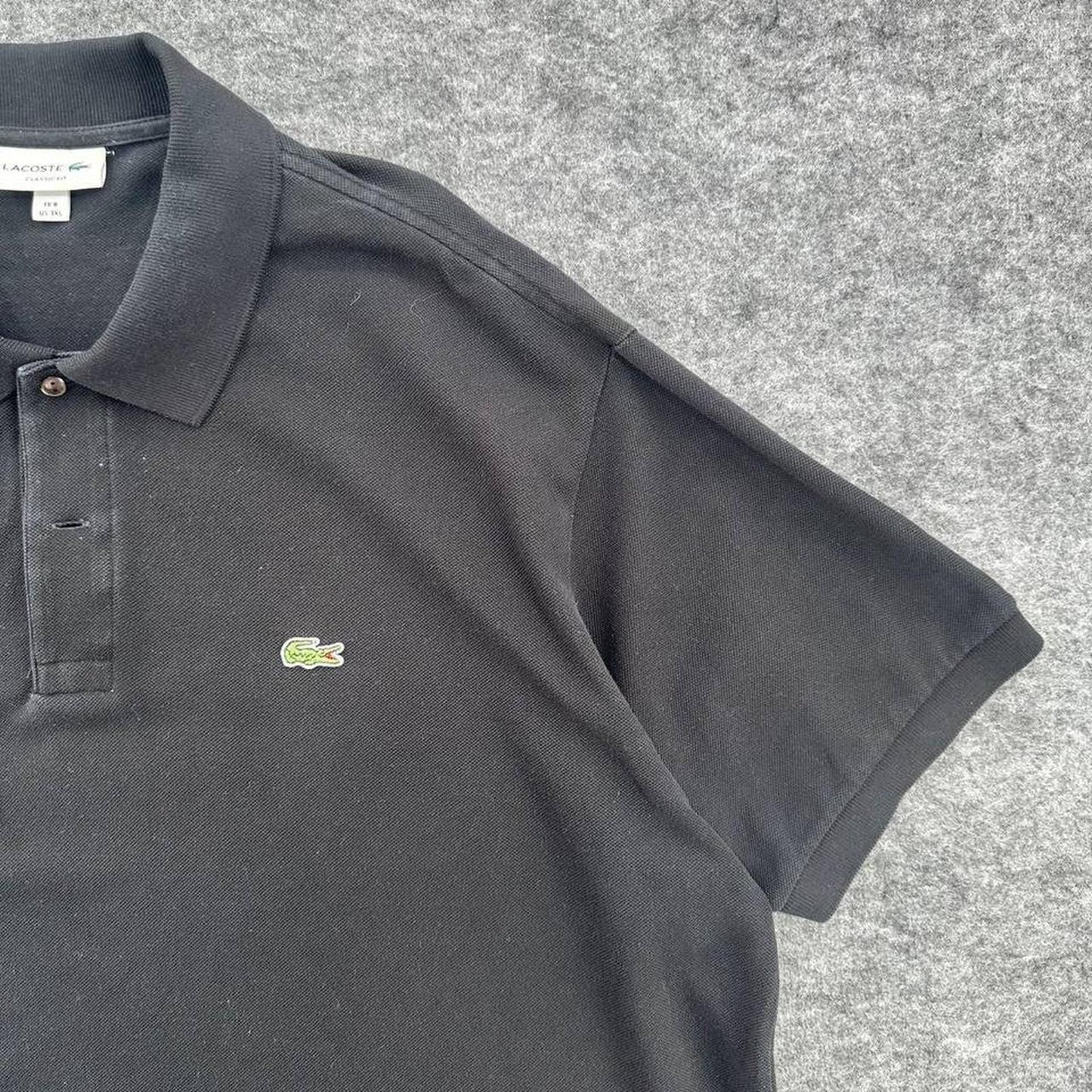 Lacoste black polo shirt
