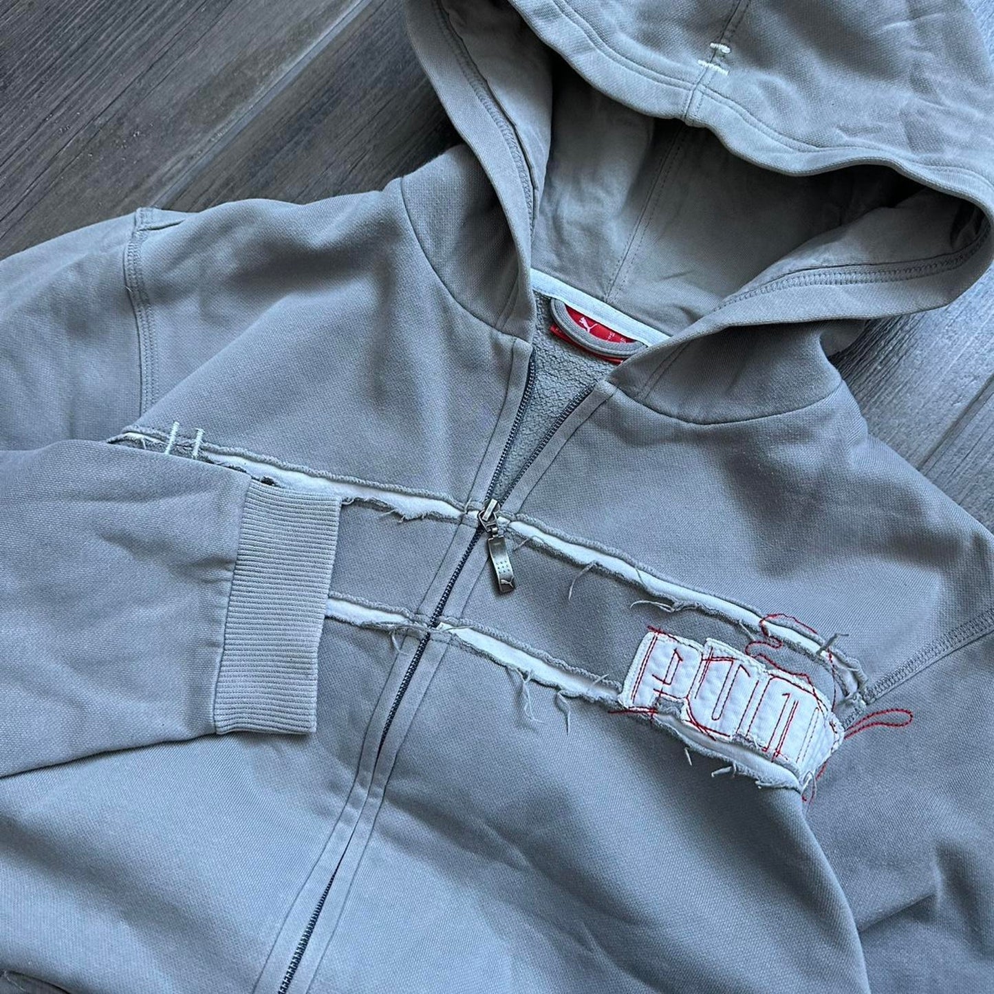 Puma zip up baggy y2k