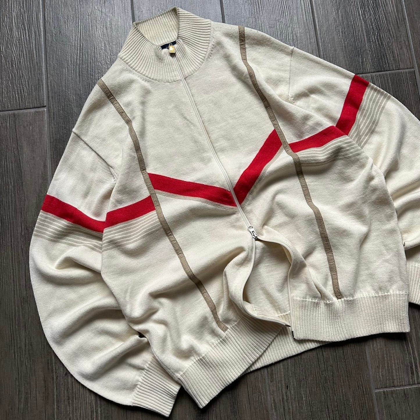Y2k Japanese style zip L jumper