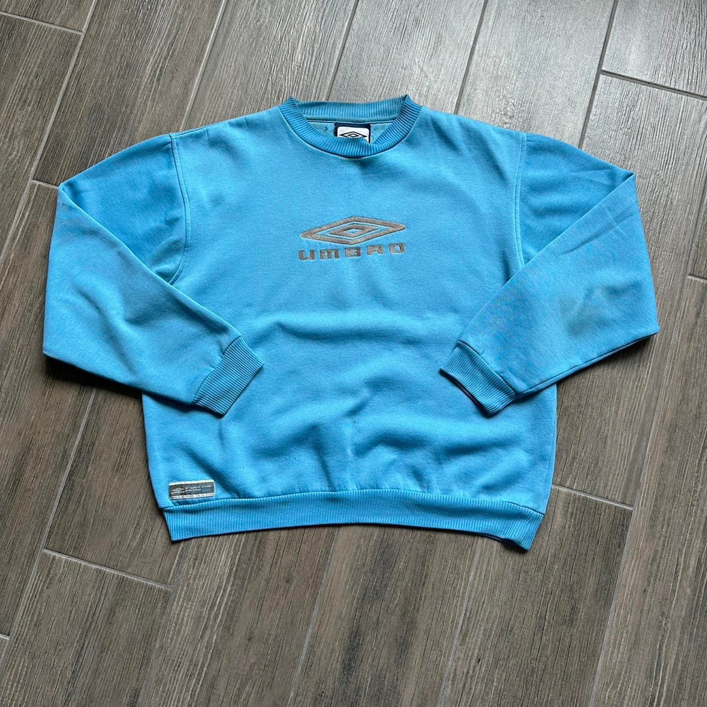 Blue umbro sweatshirt with embroidered