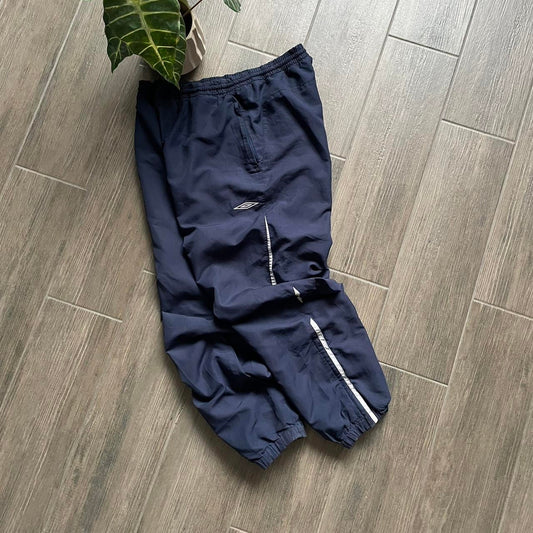 Umbro nylon y2k streetwear navy XL pants