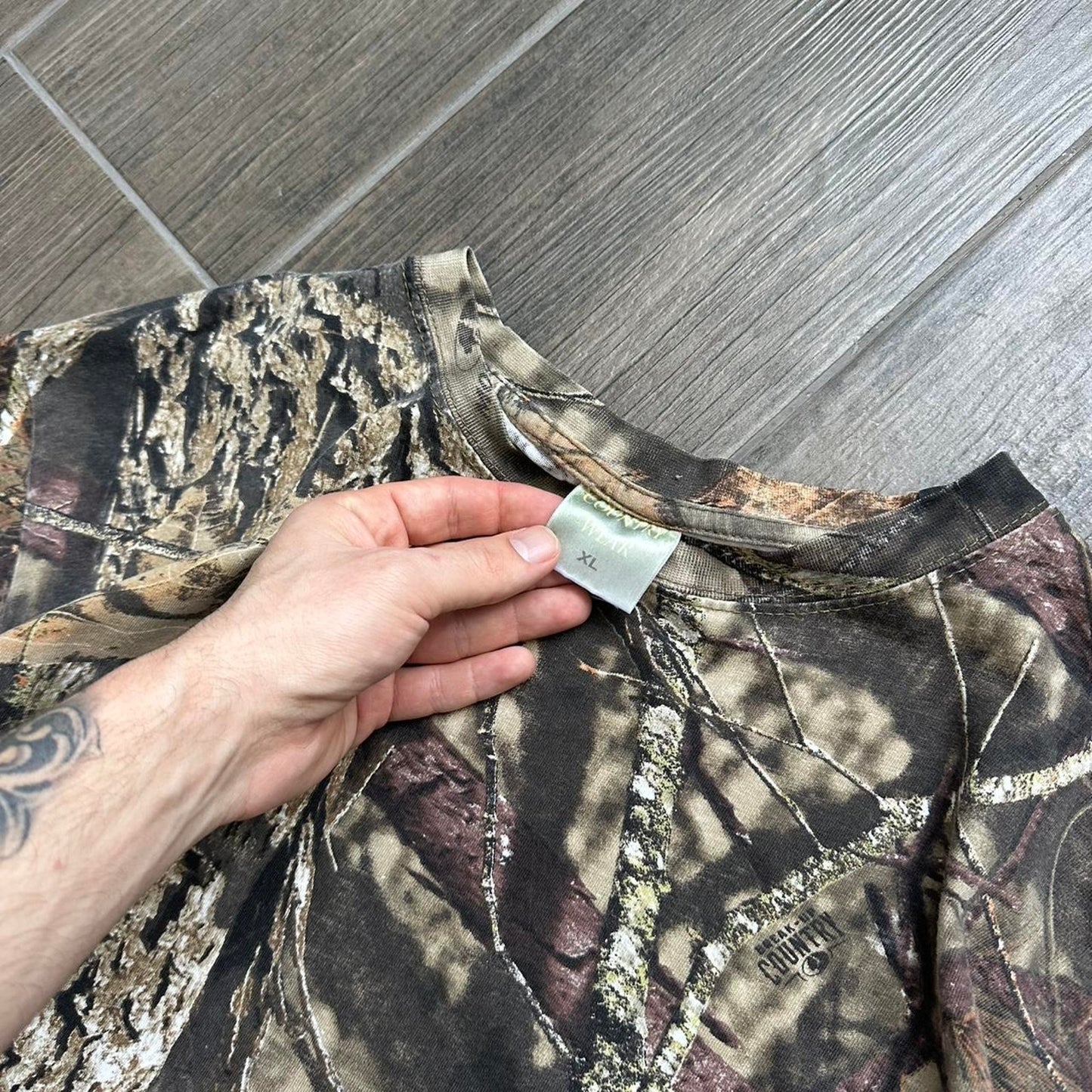 Realtree camo long sleeve tee