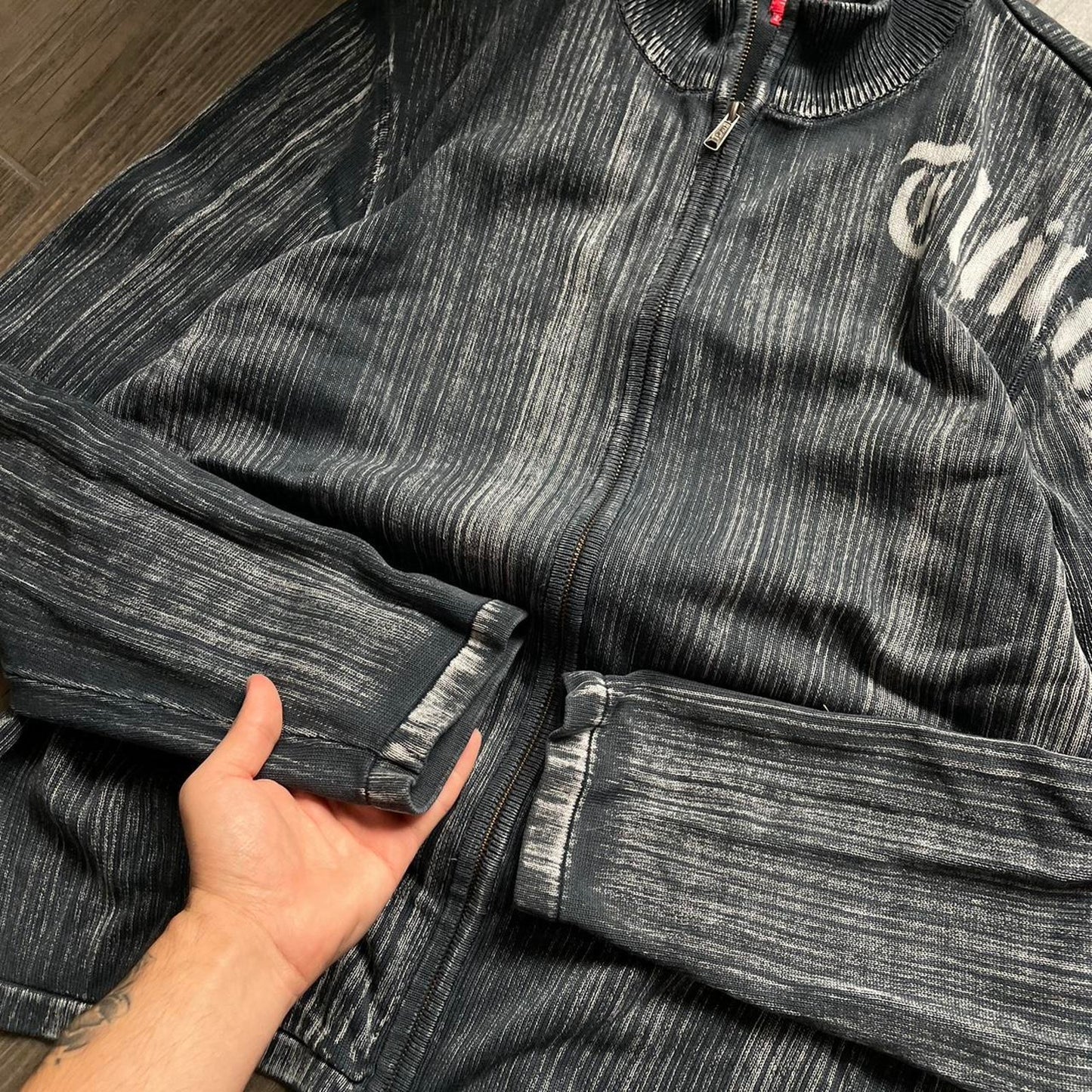 Vintage Esprit Japanese style knitted striped L jumper