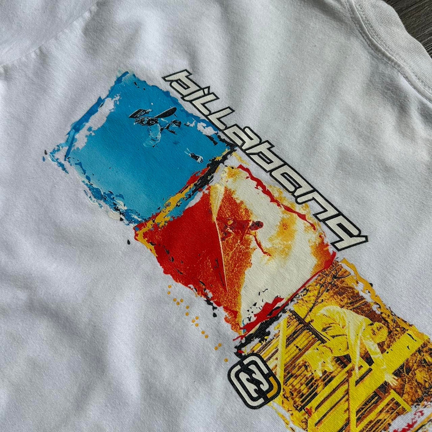 Billabong white surf tee