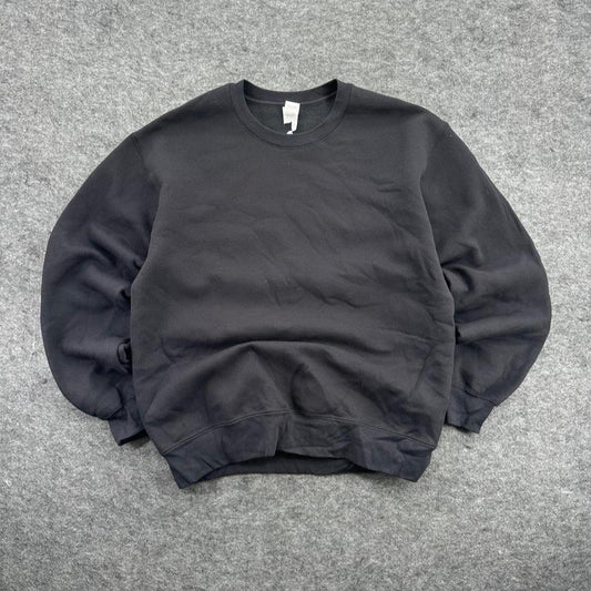 Fruit of the Loom 90s Black Crewneck Sweatshirt