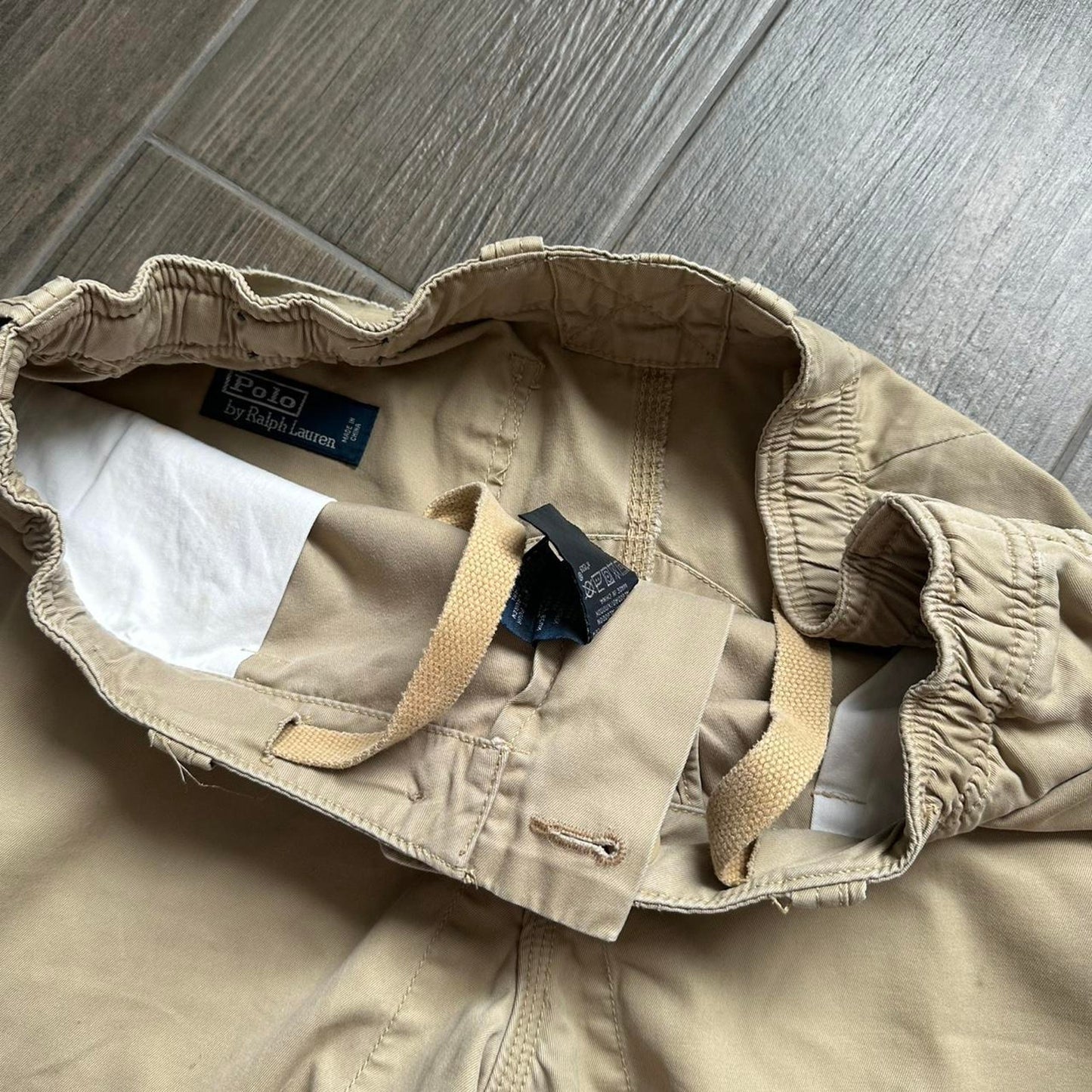 Polo Ralph Lauren tan cargo vintage shorts