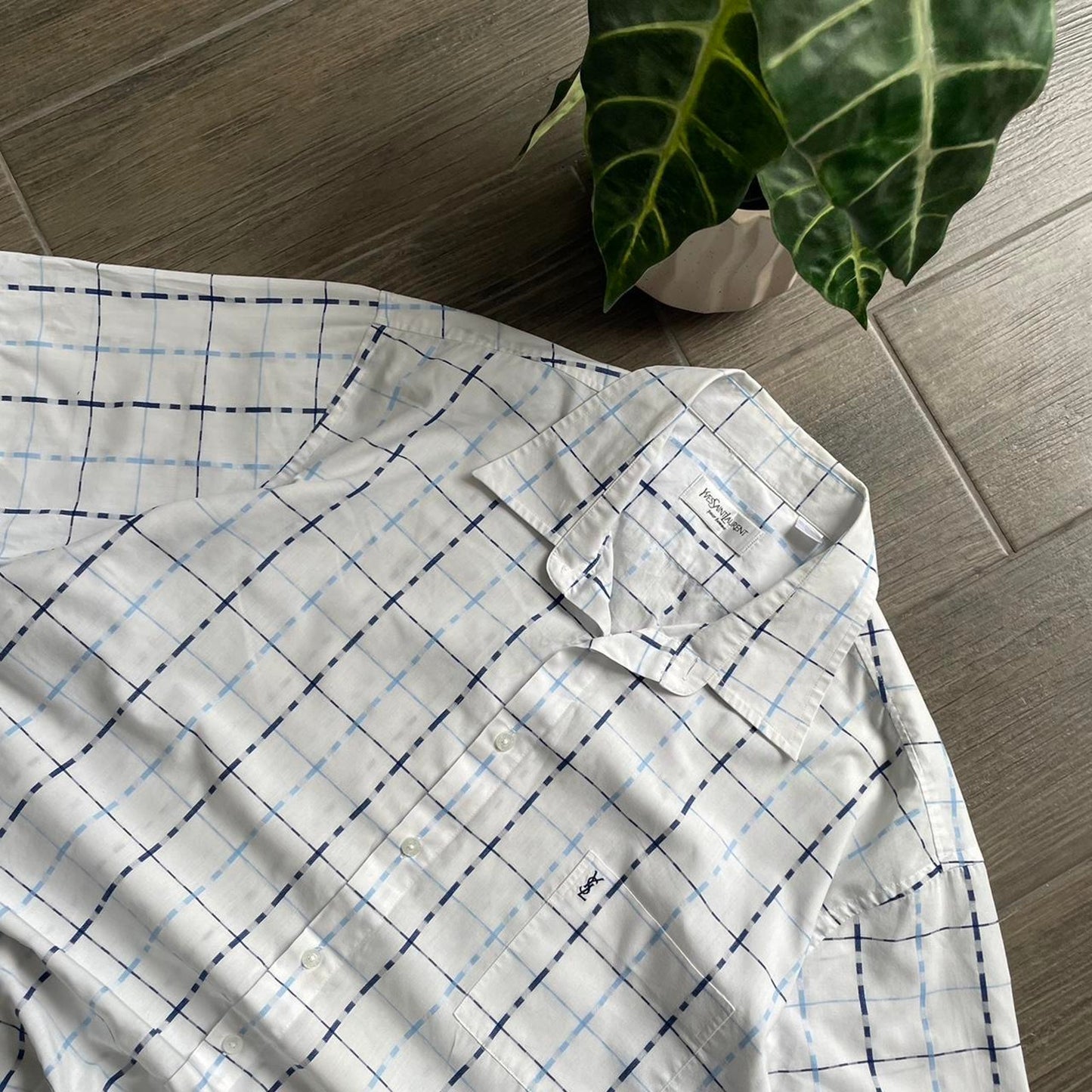 Yves Saint Lauren luxury y2k baggy streetwear M shirt