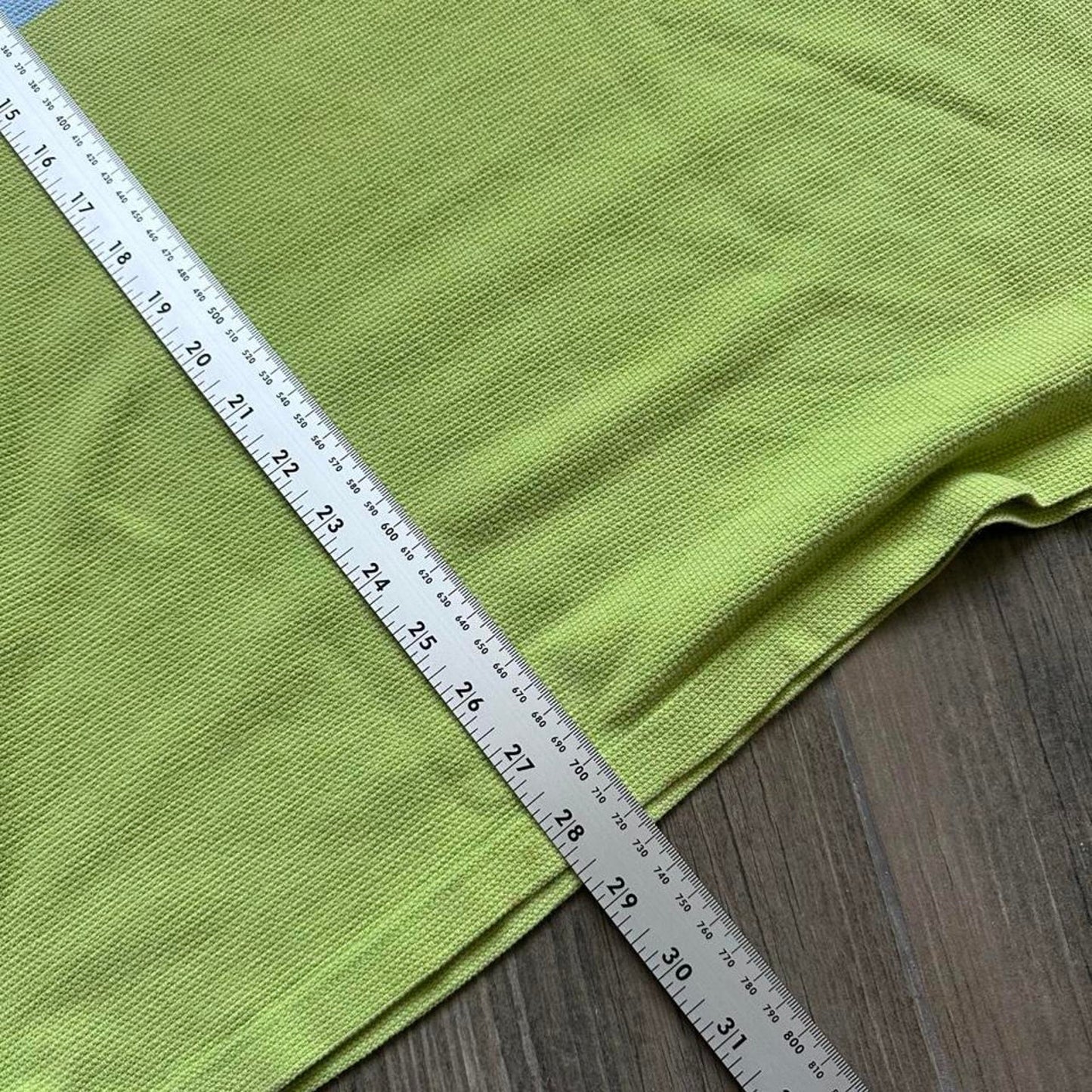 Reebok green striped v-neck t-shirt