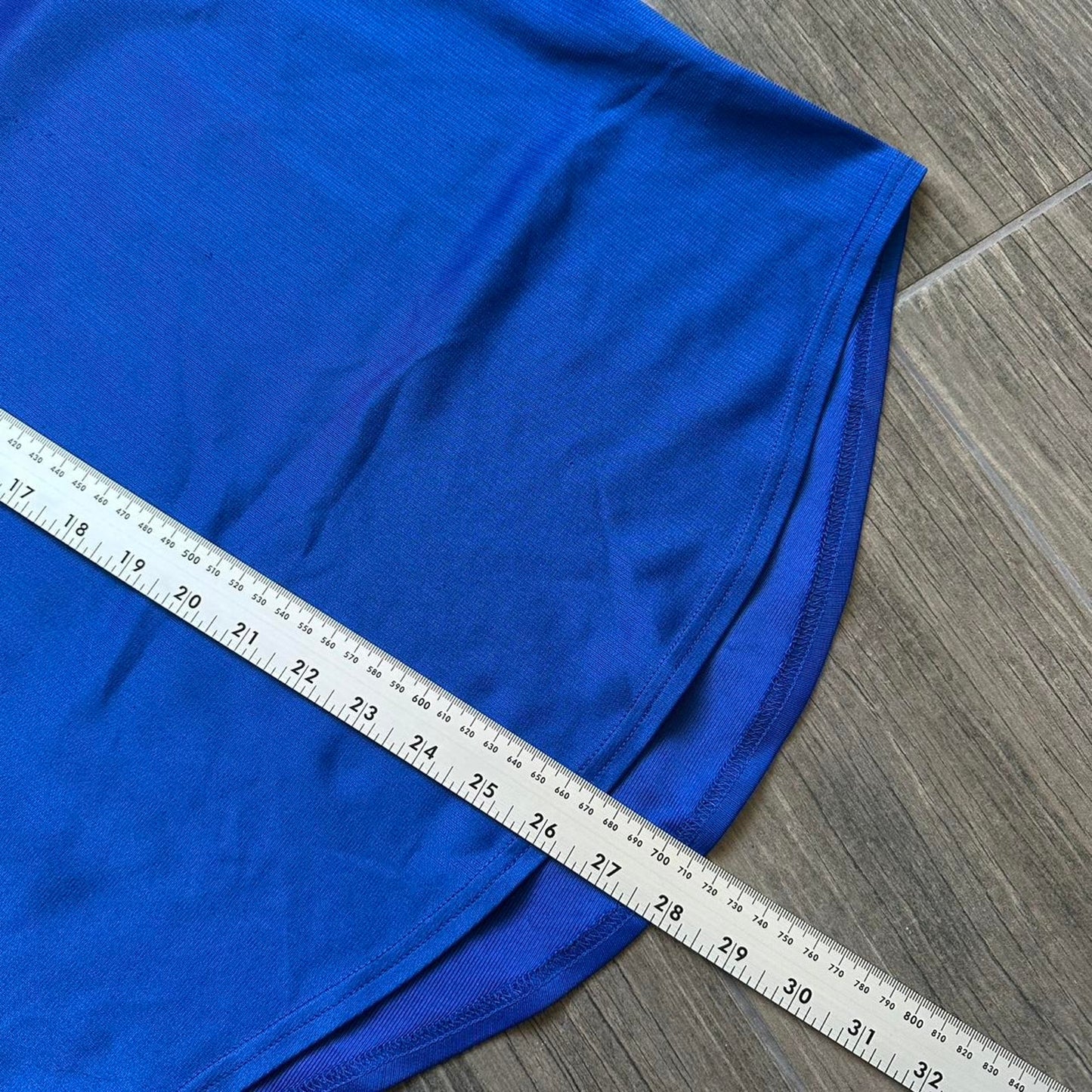 Nike blue dri fit shirt with