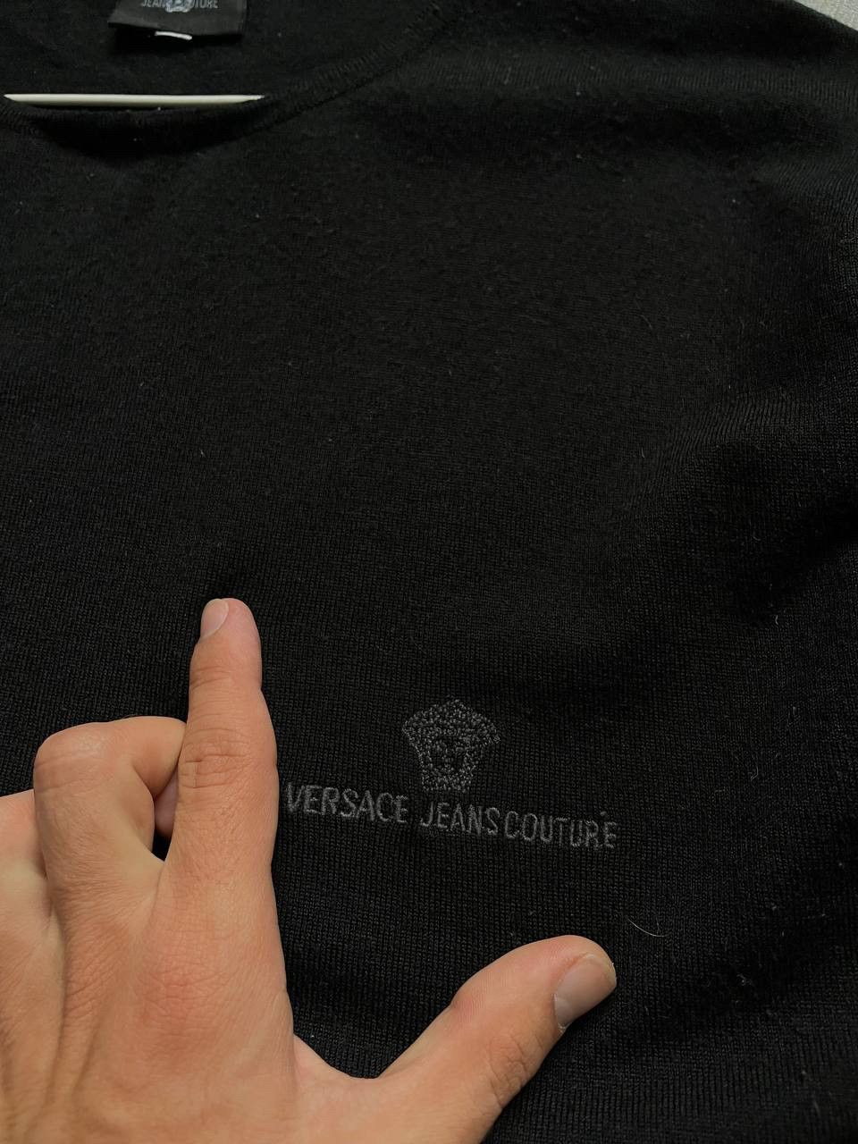 Versace Jeans Couture black luxury vintage jumper