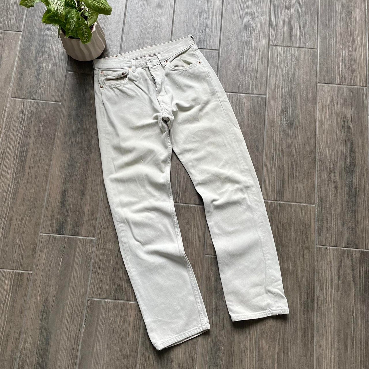 Levis beige vintage denim jeans