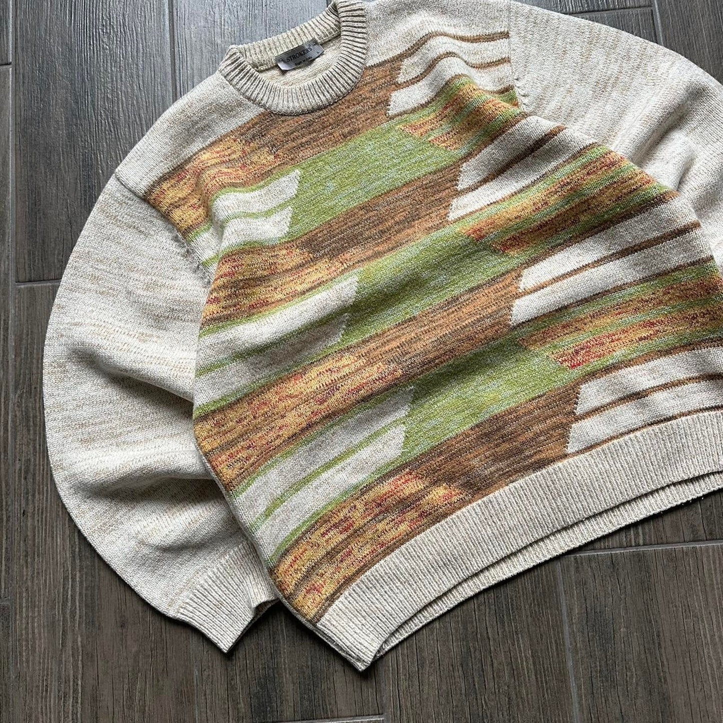 Vintage made in Italy knitted grandpacore M-L sweater