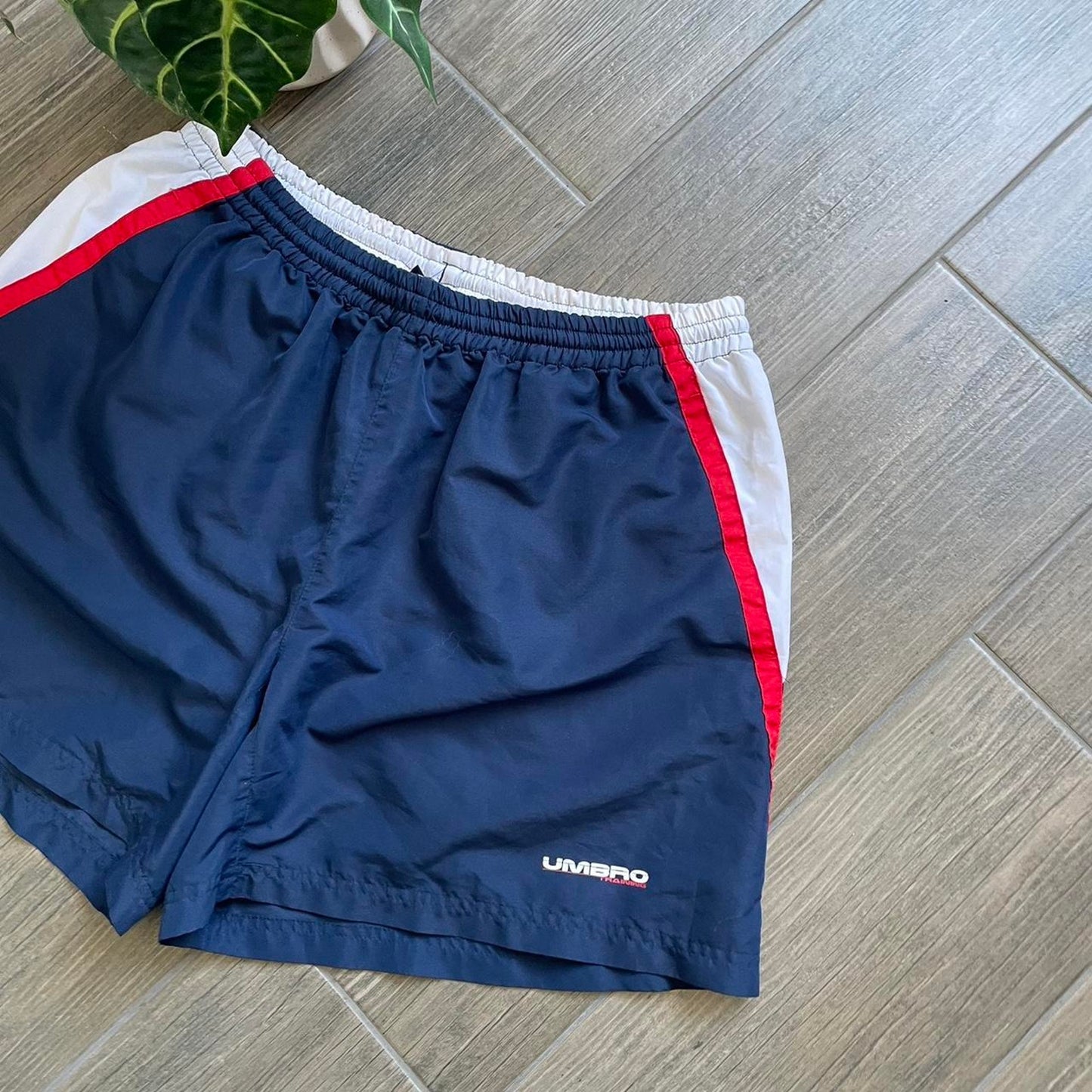 Umbro blue baggy y2k nylon shorts