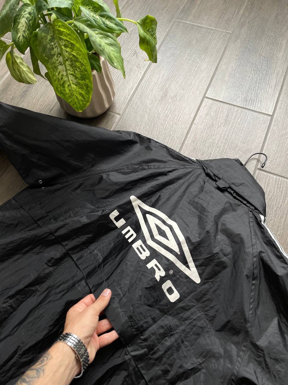 Umbro black y2k light membrana jacket