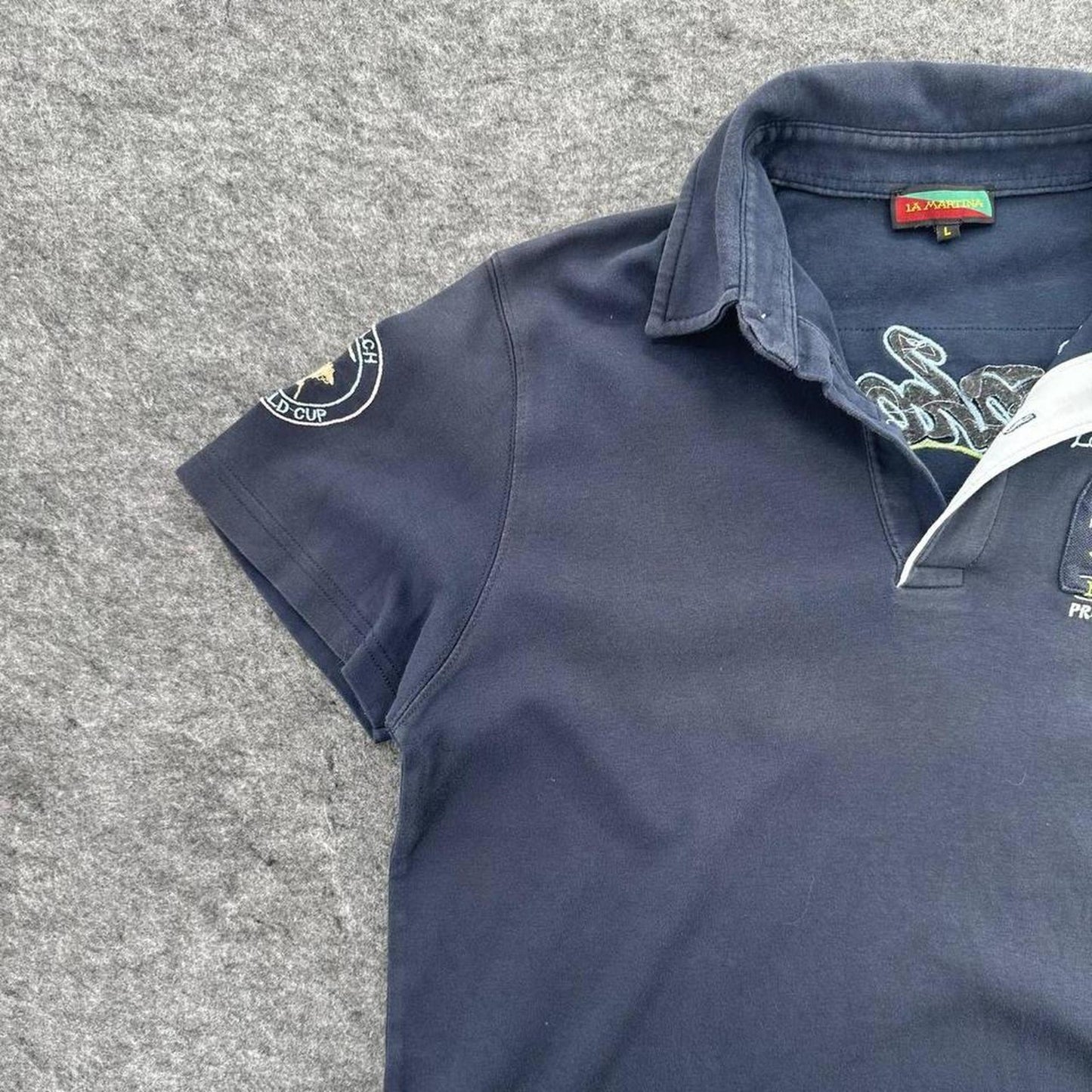 La martina polo shirt navy