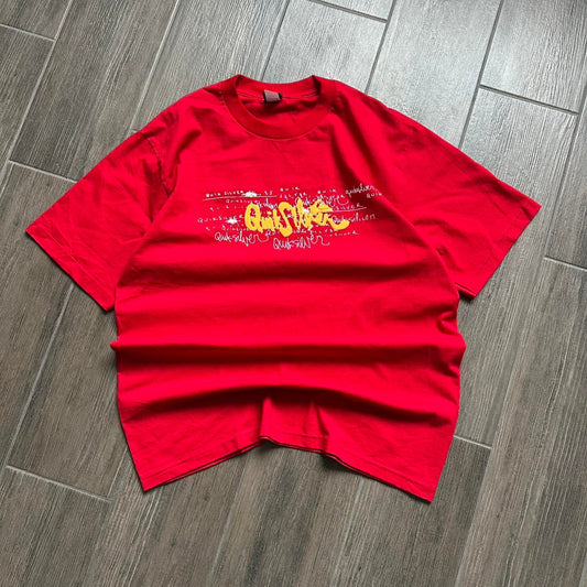 Quiksilver Thailand red vintage tee