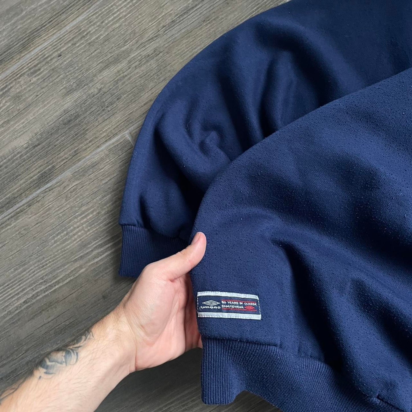 Umbro baggy navy streetwear XL sweatshirt