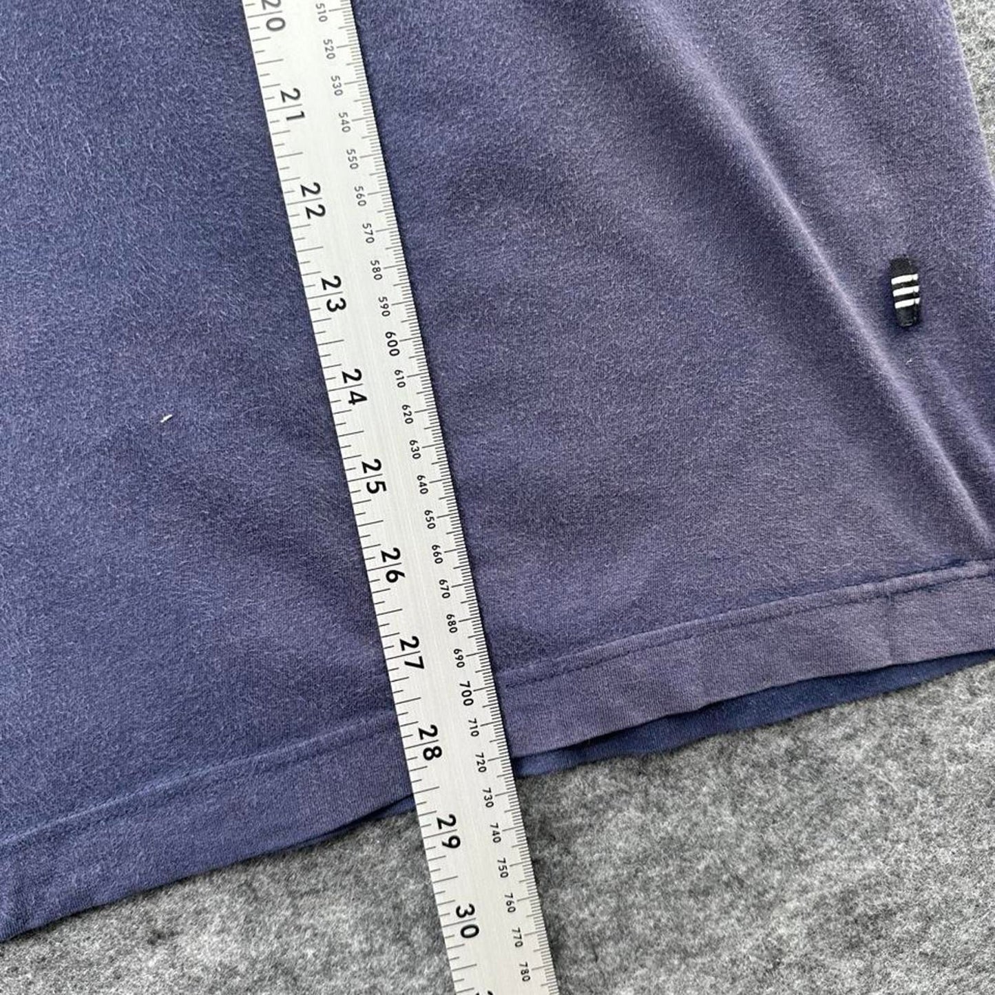 Adidas navy blue cotton t shirt