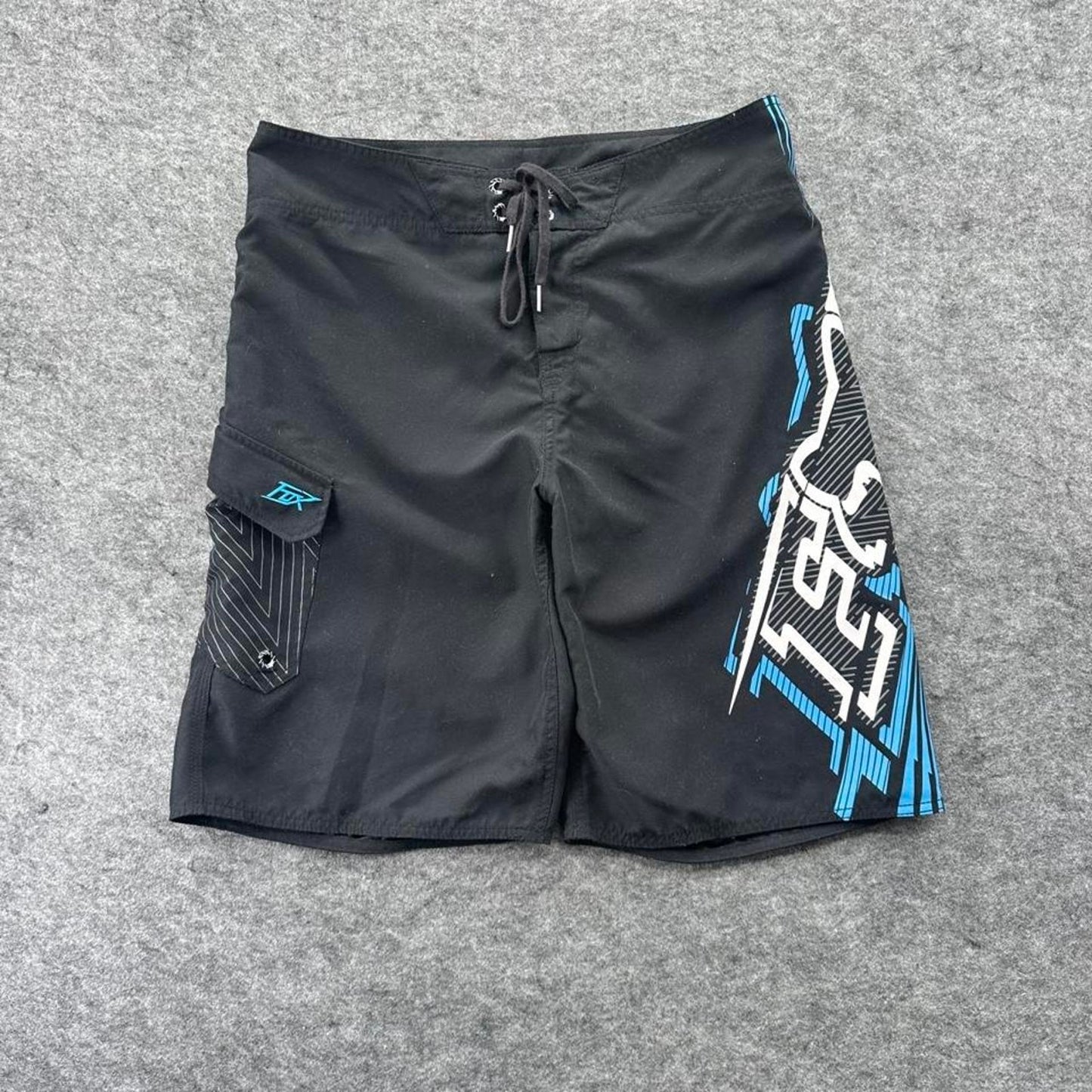 Fox racing black board shorts
