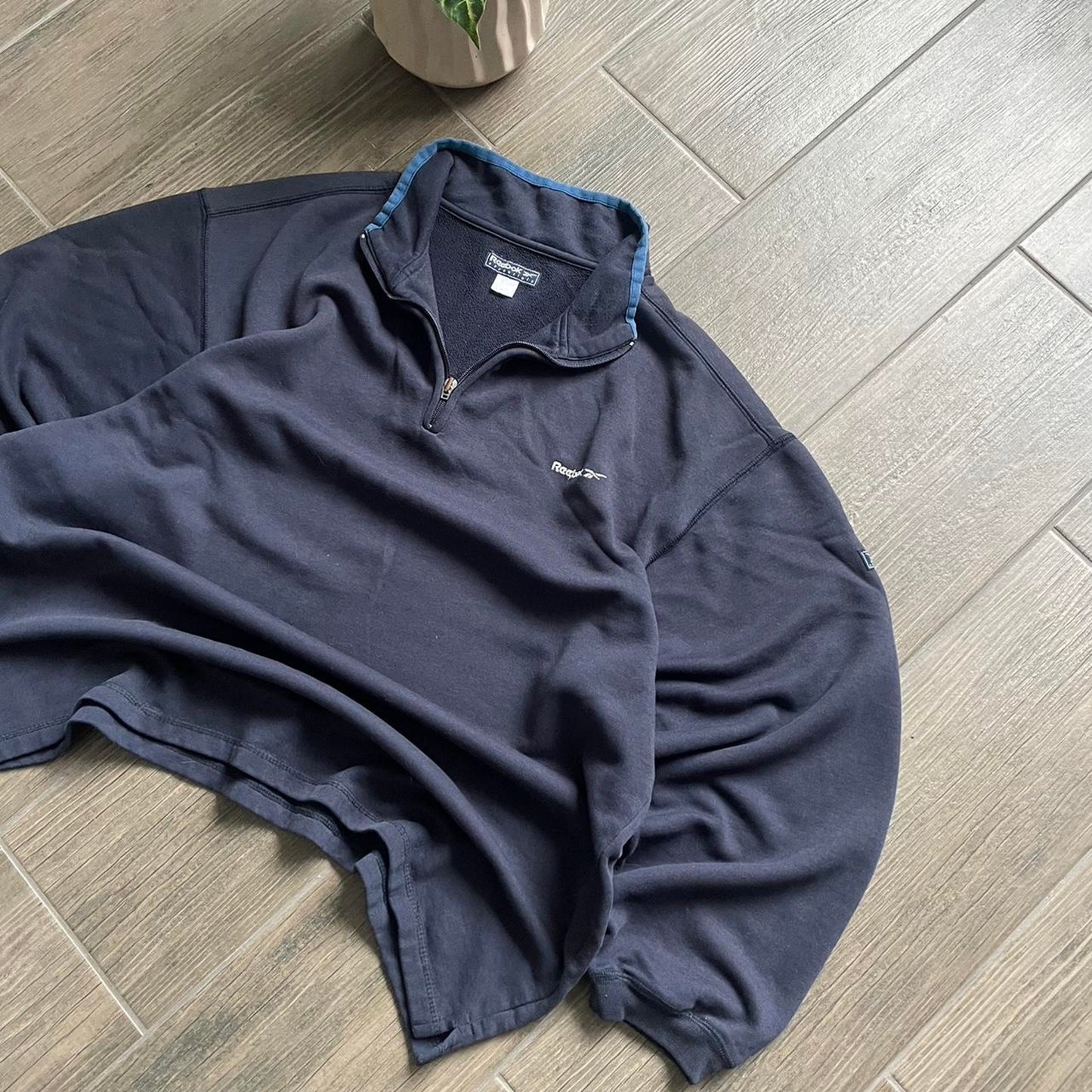 Reebok navy streetwear oversized L jumper