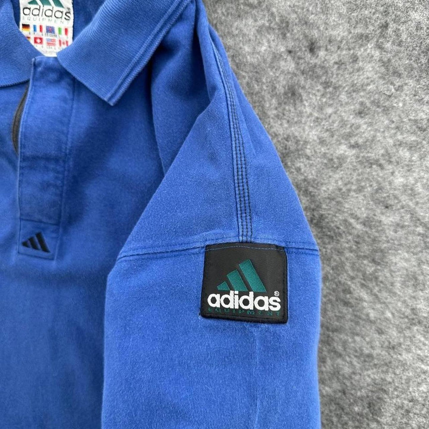 Adidas equipment polo shirt mens